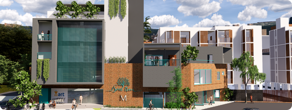 Panorama of Greenery with 1, 2 & 3 BHK Soul Tree